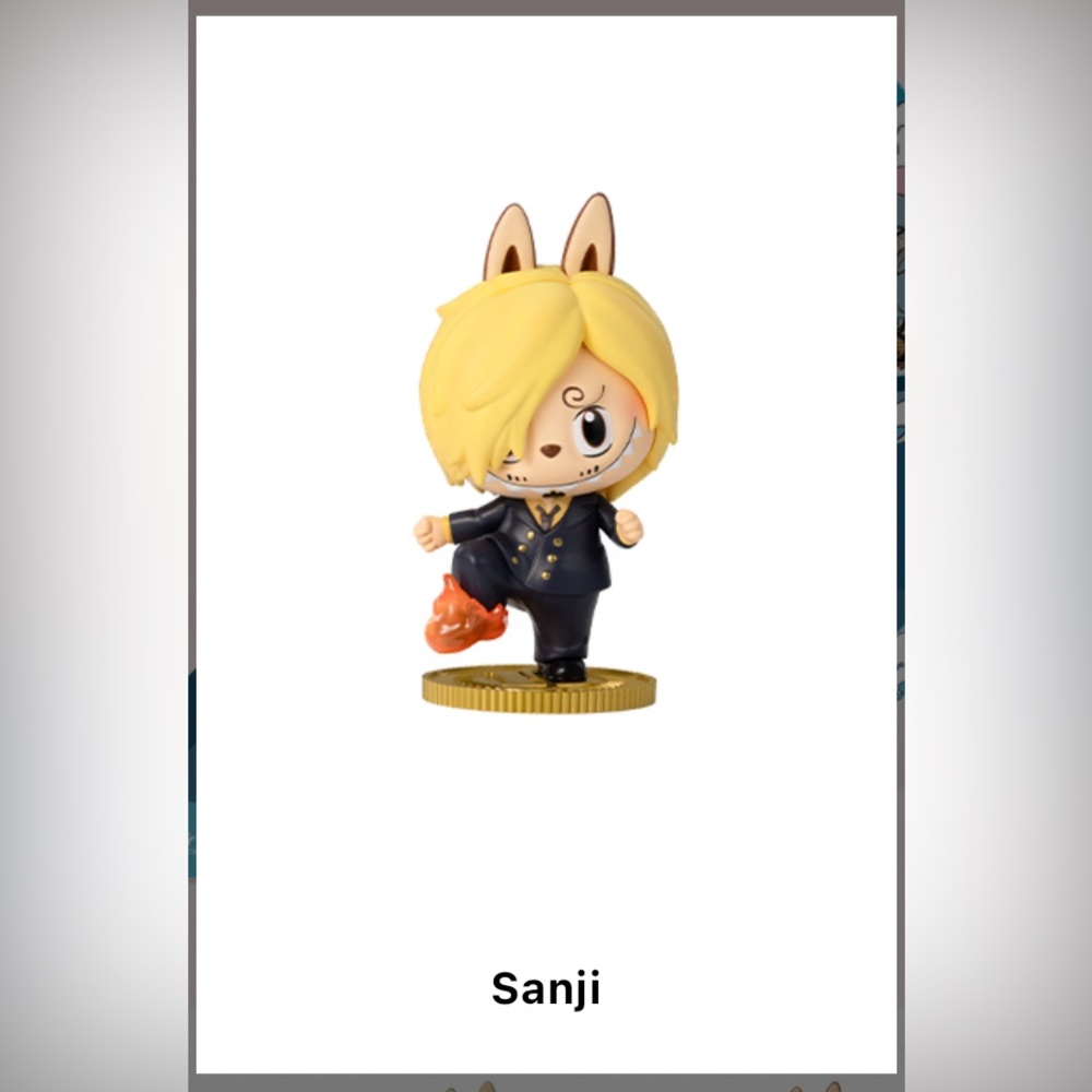 Pop Mart The Monsters One Piece Sanji - pop now - NWT